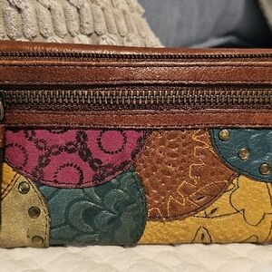 Colorful Patchwork Leather Women's Bag